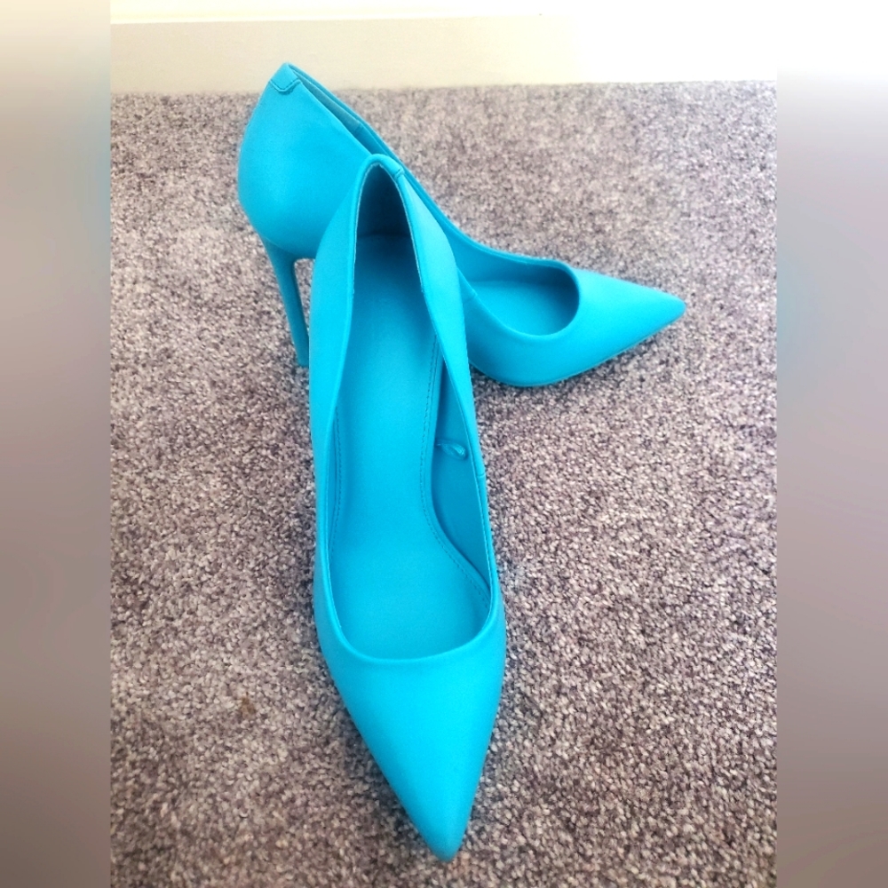 Express Turquoise Heels